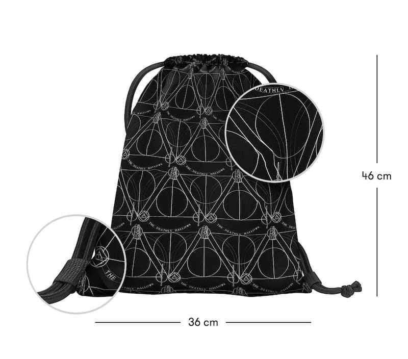 Sáček na obuv Baagl Skate Harry Potter Relikvie smrti