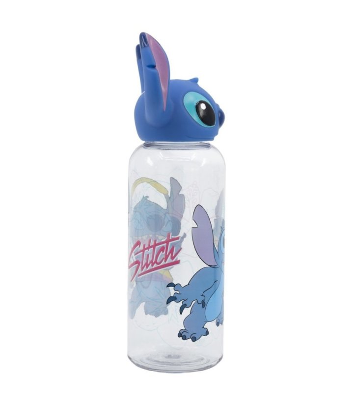 Dětská láhev na pití Stitch 3D Flowers Stor 560 ml