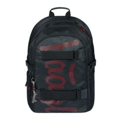 BAAGL 3 SET Skate Red: batoh, peračník, vrecko