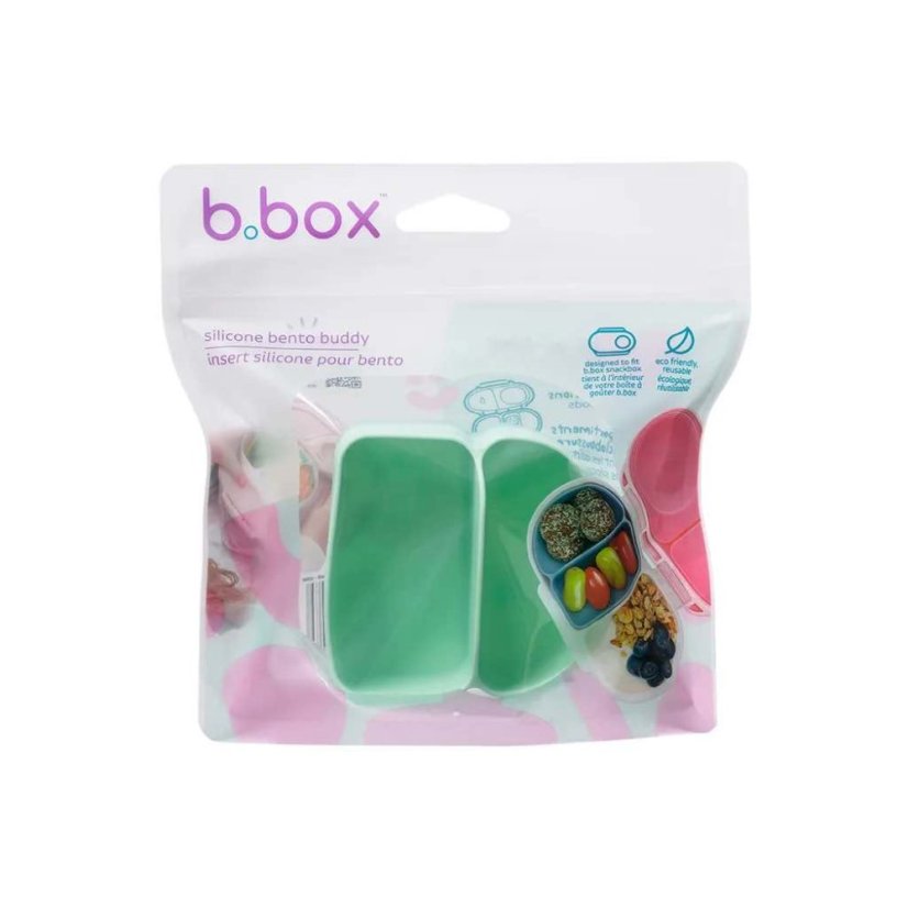 b.box Silikónový organizér do malého boxu Zelený