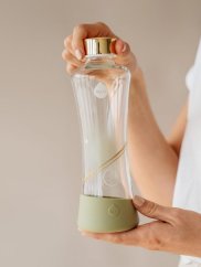 Láhev na pití Equa Squeeze Metallic Gold 550 ml