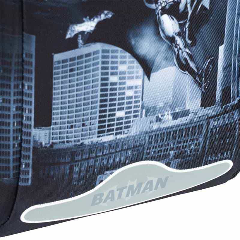 Školní aktovka v setu pro prvňáčky Baagl Shelly Batman Dark City - 3 díly