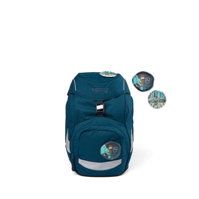 Školní batoh pro prvňáčky Ergobag prime - ECO Blue