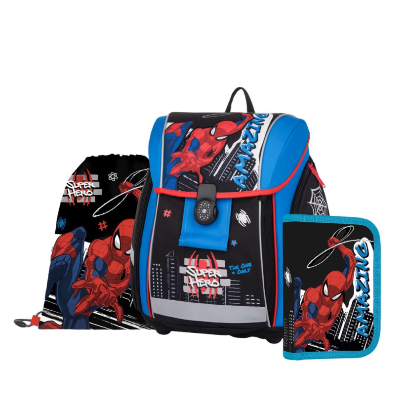 Školní set 3ks PREMIUM LIGHT Spiderman - Oxybag (Karton P+P)