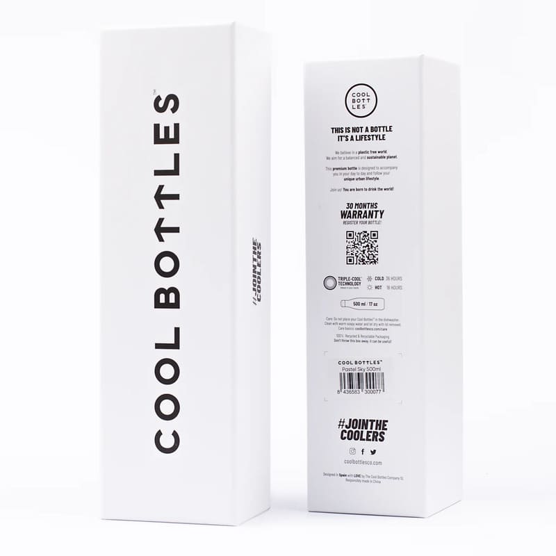 Nerezová termolahev COOL BOTTLES Vivid Orange třívrstvá 500ml