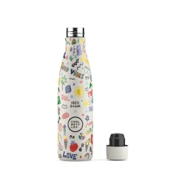 Termo fl'aša z nerezové ocele Cool Bottles Xclusive! Good Vibes trojvrstvová 500 ml