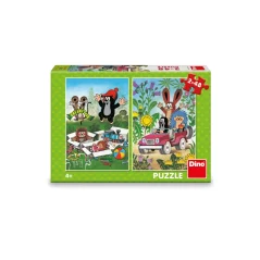 Puzzle Krtek se Raduje 2x48 dílků