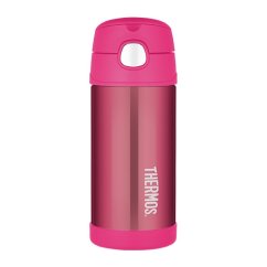 Detská termoska Funtainer so slamkou 355 ml - ružová