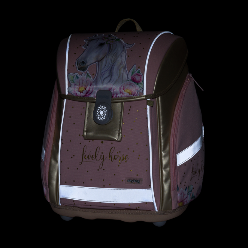 Školní set 3ks PREMIUM LIGHT kůň romantic - Oxybag (Karton P+P)