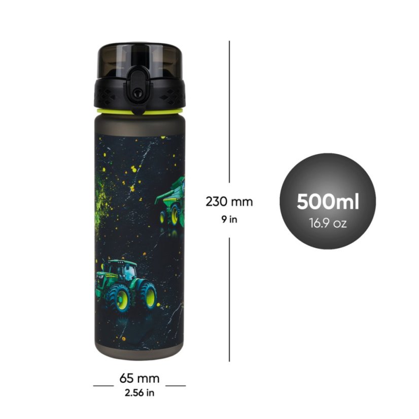 BAAGL Tritanová láhev na pití Traktor, 500 ml - Baagl