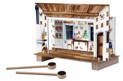 Magnetické divadlo Perníková chalúpka drevené figúrky