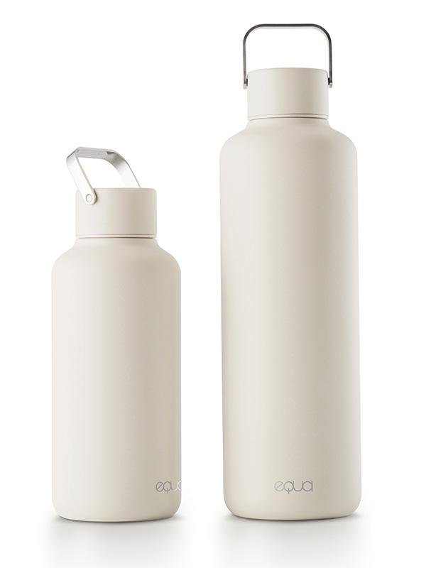 Nerezová láhev na pití Equa Timeless Off White 1000 ml