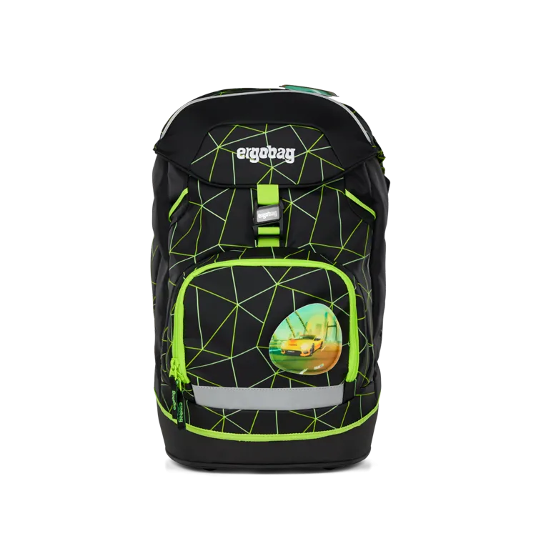 Školní batoh pro prvňáčky Ergobag prime - Fluo race
