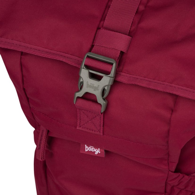 BAAGL Batoh Roll Burgundy GRS - Baagl