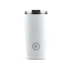 Nerezový termohrnek COOL BOTTLES Mono White třívrstvý 550ml