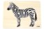 Dřevěná montessori vkládačka - zebra Viga