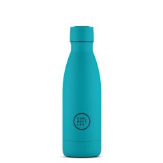Termo fľaša z nerezovej ocele COOL BOTTLES Vivid Turquoise trojvrstvová 350 ml