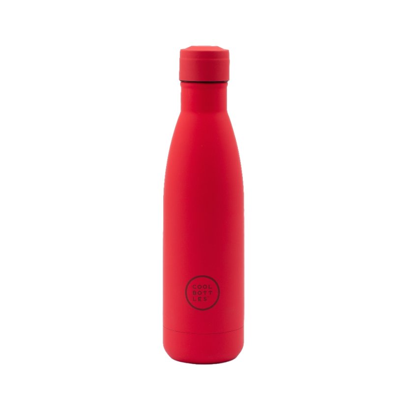 Nerezová termolahev COOL BOTTLES Vivid Red třívrstvá 500ml