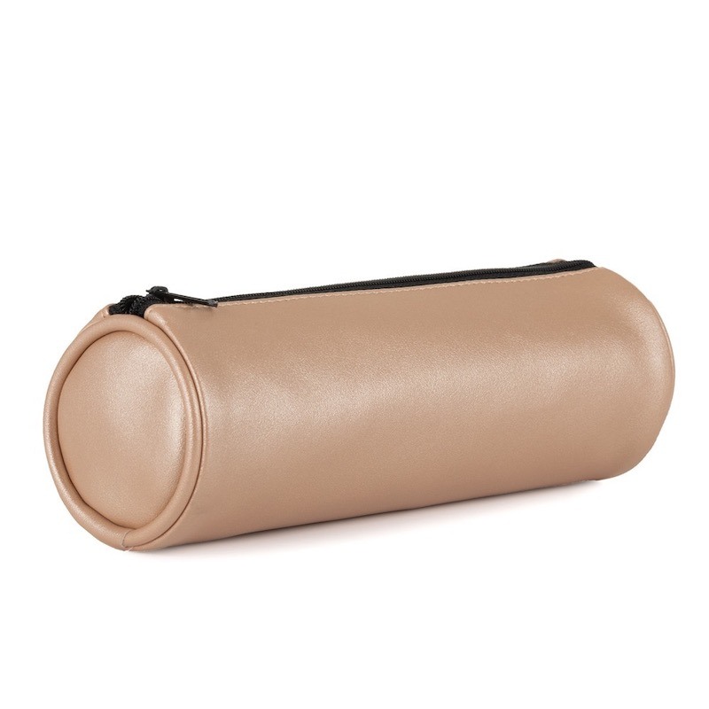 Pouzdro etue Oxybag PU kulatá Metallic měděná