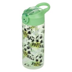BAAGL Tritanová fľaša na nápoje so slamkou Futbal, 500 ml - Baagl