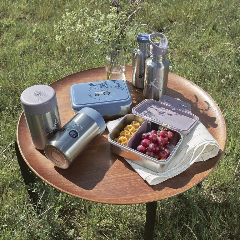 Nerezový box na svačinu Lässig týpí - Stainless Steel Adventure tipi