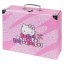 BAAGL Skládací školní kufřík Hello Kitty Sweet Leopard s kováním - Baagl