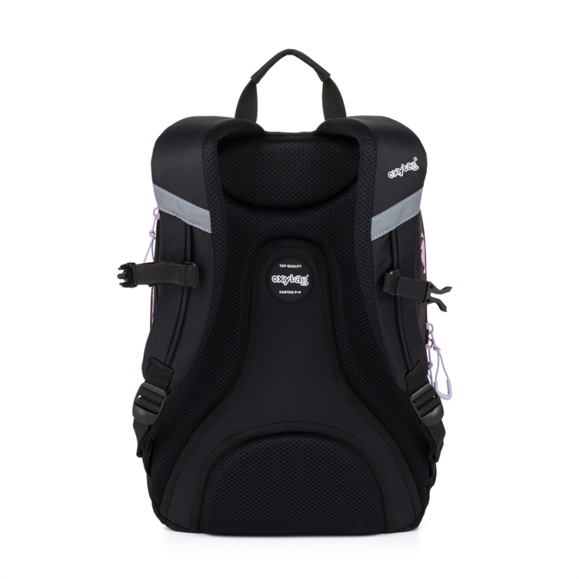 Oxybag Študentský batoh OXY Sport Flowers s puzdrom