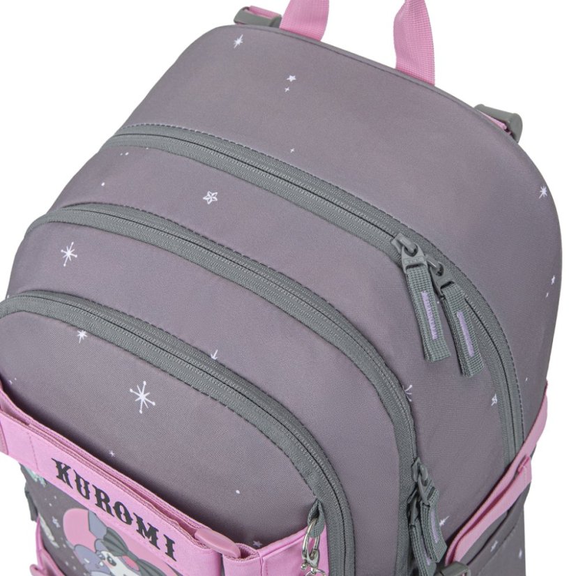 BAAGL SET 3 Skate Kuromi Grey: batoh, penál, sportovní taška GRS - Baagl