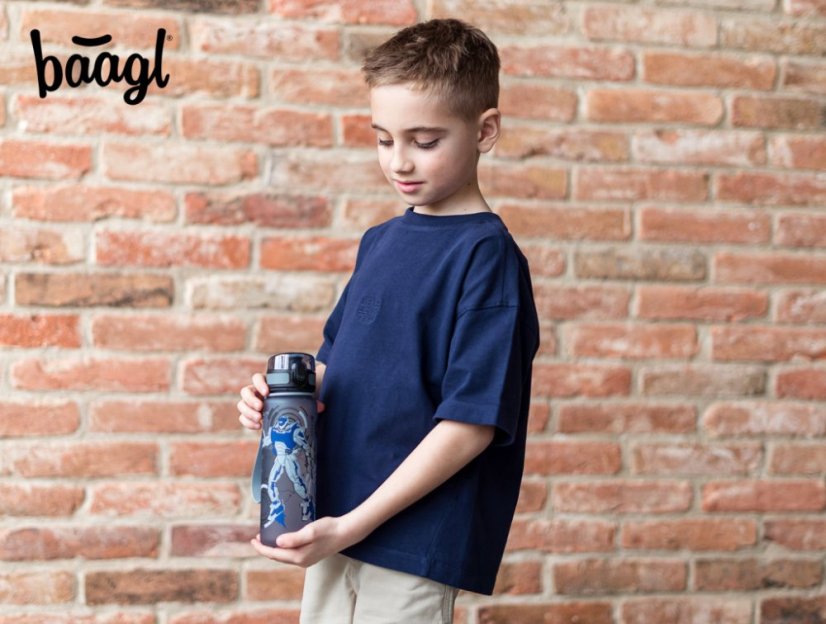 BAAGL Tritanová láhev na pití Roboti, 500 ml - Baagl