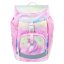 BAAGL SET 5 Airy Rainbow Unicorn: batoh, penál, sáček, zástěra, peněženka - Baagl