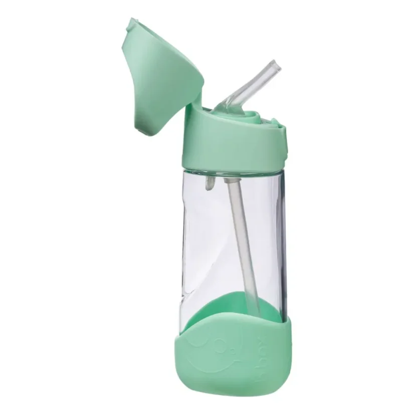 B.Box láhev na pití s brčkem 450 ml – Spearmint