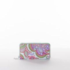 Dámska peňaženka Oilily Aqua veľká, kolekcia Summer paisley