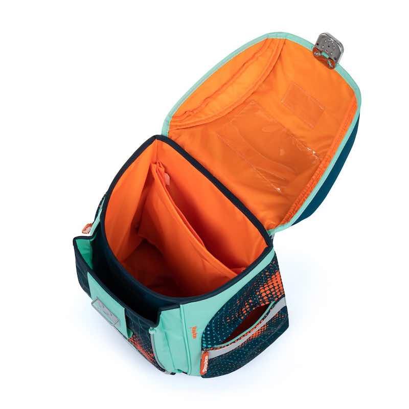Školní aktovka v setu pro prvňáčky Oxybag PREMIUM LIGHT Premium Dinosaurus - 3 díly