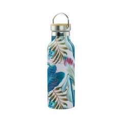 BAAGL Termoláhev s bambusovým víčkem Leafs, 500 ml - Baagl