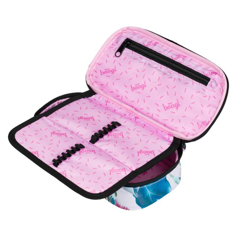 Školní batoh v setu Baagl Skate Leafs - 3 díly