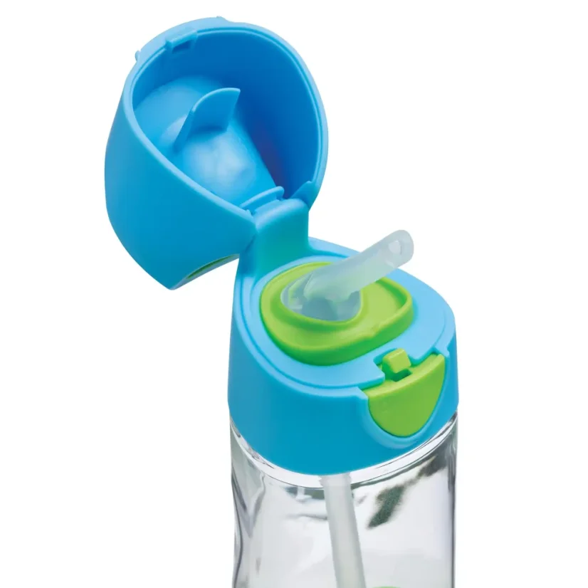 B.Box láhev na pití s brčkem 450 ml – Ocean Breeze