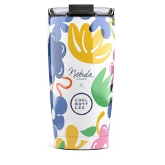 Nerezový termohrnček Cool Bottles Xclusive! Nébula - Floral Madness 550 ml