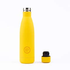 Nerezová termolahev COOL BOTTLES Vivid Yellow třívrstvá 500ml