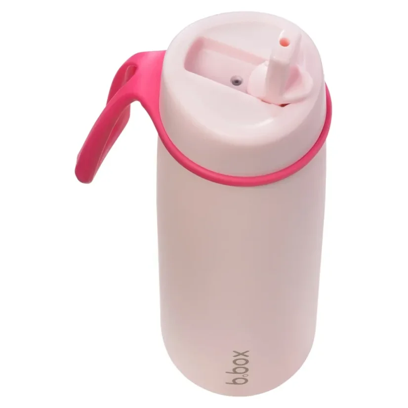 B.Box nerezová termofľaša so slamkou 690 ml - Pink Paradise