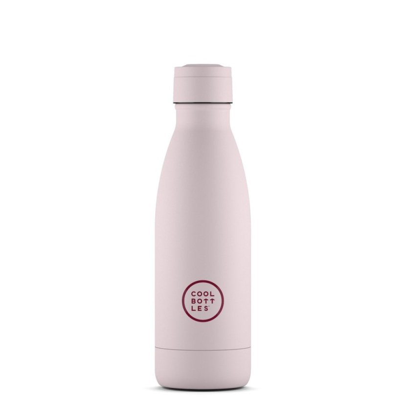 Nerezová termolahev COOL BOTTLES Pastel Pink třívrstvá 350 ml