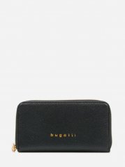 Dámská peněženka na zip Bugatti Ella velká černá