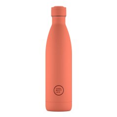 Nerezová termolahev COOL BOTTLES Pastel Coral třívrstvá 750 ml