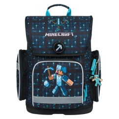 BAAGL Školní aktovka Ergo Minecraft Blue Axe - Baagl BAAGL Školní aktovka Ergo Minecraft Blue Axe - Baagl