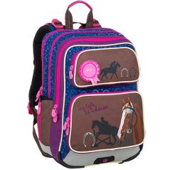 Školský batoh pre prvákov BAGMASTER GALAXY 9 B - 3 kusy