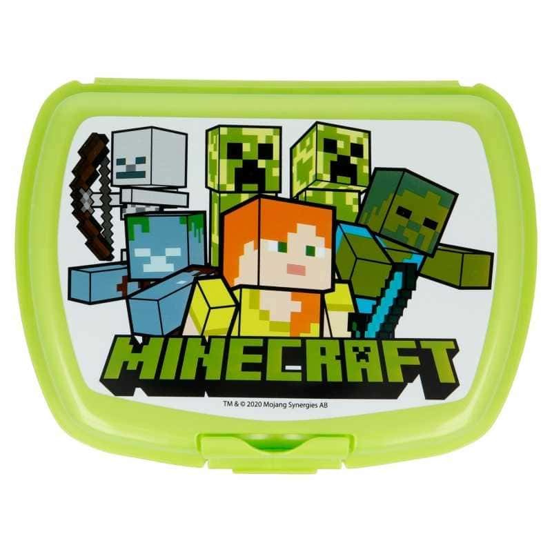 Box na svačinu Stor Minecraft zelený