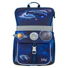 BAAGL SET 3 Zippy Vesmírná loď: aktovka, penál, sáček - Baagl
