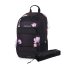 Oxybag Študentský batoh OXY Sport Flowers s puzdrom