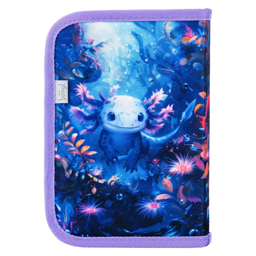BAAGL Školní penál jednopatrový Axolotl - Baagl