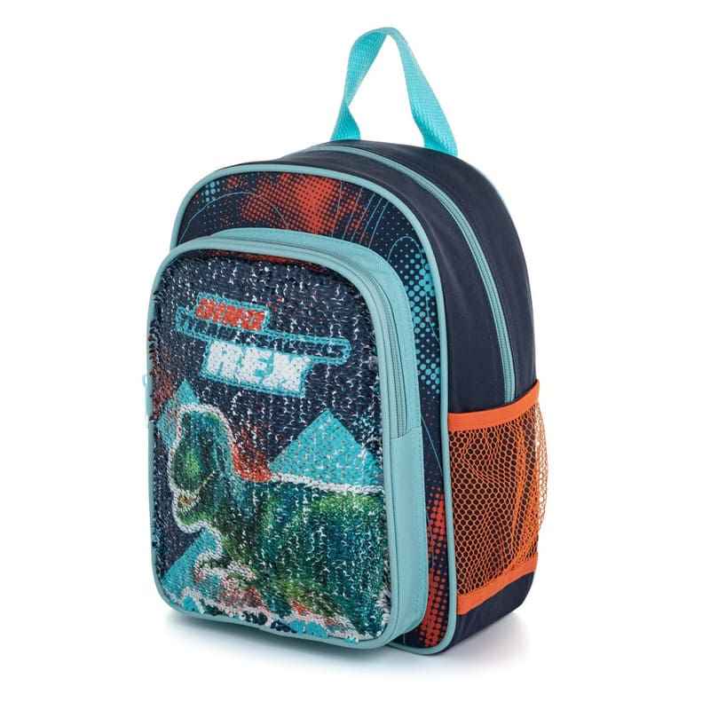 Batoh dětský předškolní s flitry Oxybag Premium Dinosaurus