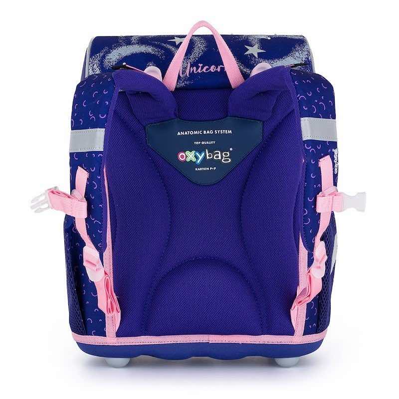 Aktovka Oxybag PREMIUM Unicorn Pegasus pre prvákov - 3 kusy